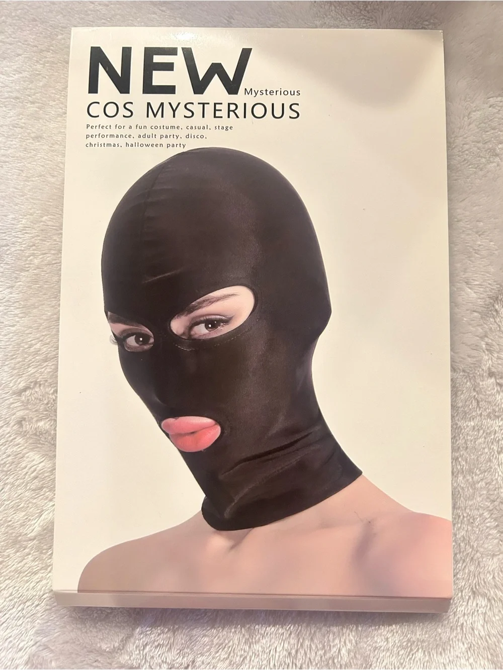 Mysterious Purple Full-Face Mask for Women-Cos Play